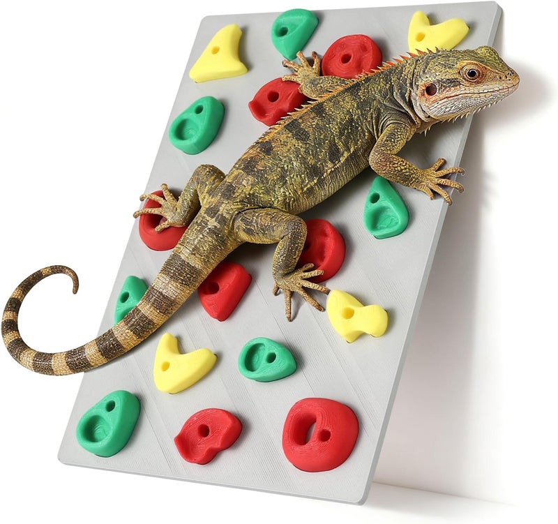 MITCHENIFY Climbing Wall for Reptiles, Reptile Tank Terrarium Accessories Habitat Decor for Bearded Dragons, Leopard Geckos, Lizards, Snakes, Tree Frogs, Amphibian Paludariums Enclosure Supplies - Image 1